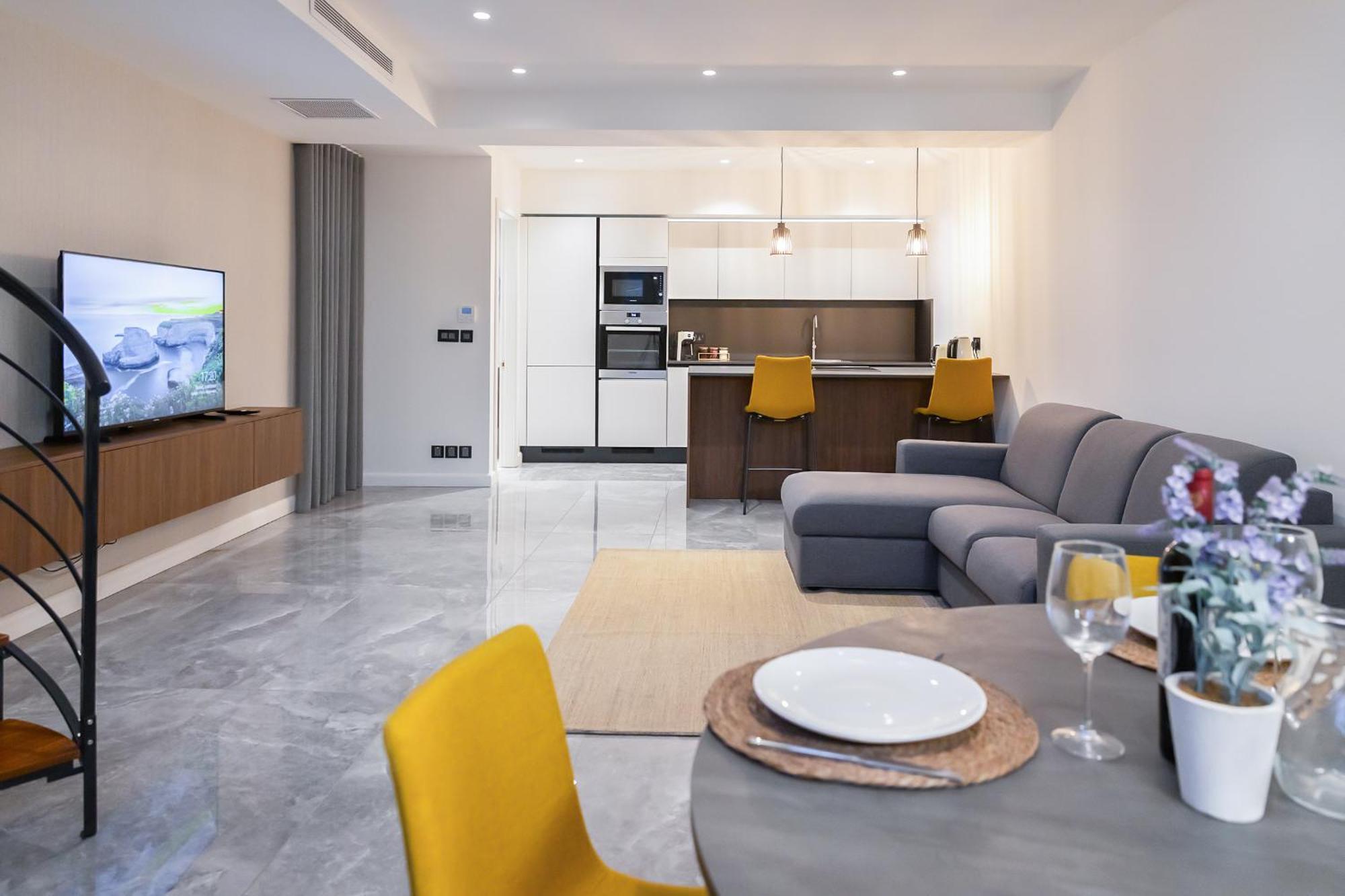 Florette Suite 1Br With Stunning Lounge Terrace By Arcobnb Floriana Esterno foto