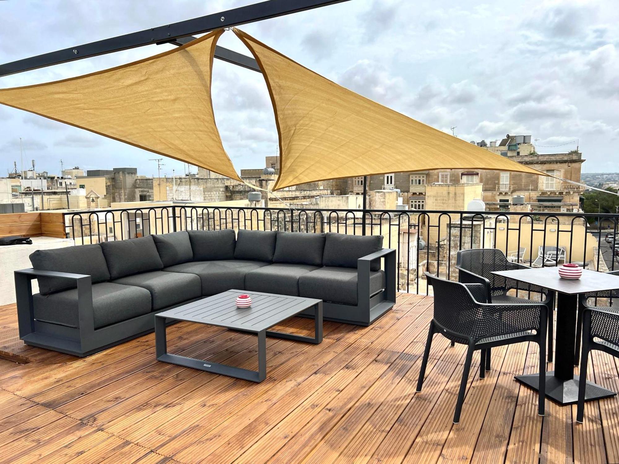 Florette Suite 1Br With Stunning Lounge Terrace By Arcobnb Floriana Esterno foto